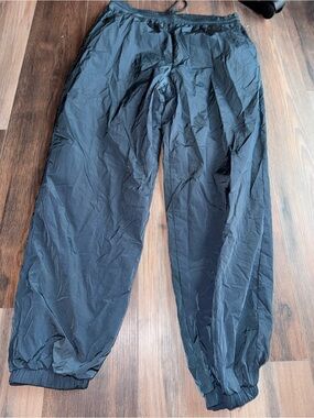 Good American Windbreaker Joggers with Elastic Waist